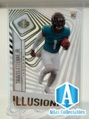 2021 Panini Illusions Travis Etienne Jr. #ILL-19 RC Illusionists Acetate Jaguars